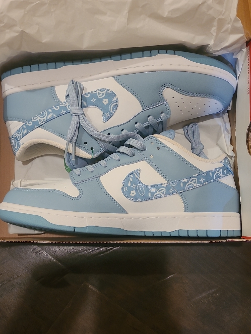 DUNK LO MNS WMNS"Blue Paisley